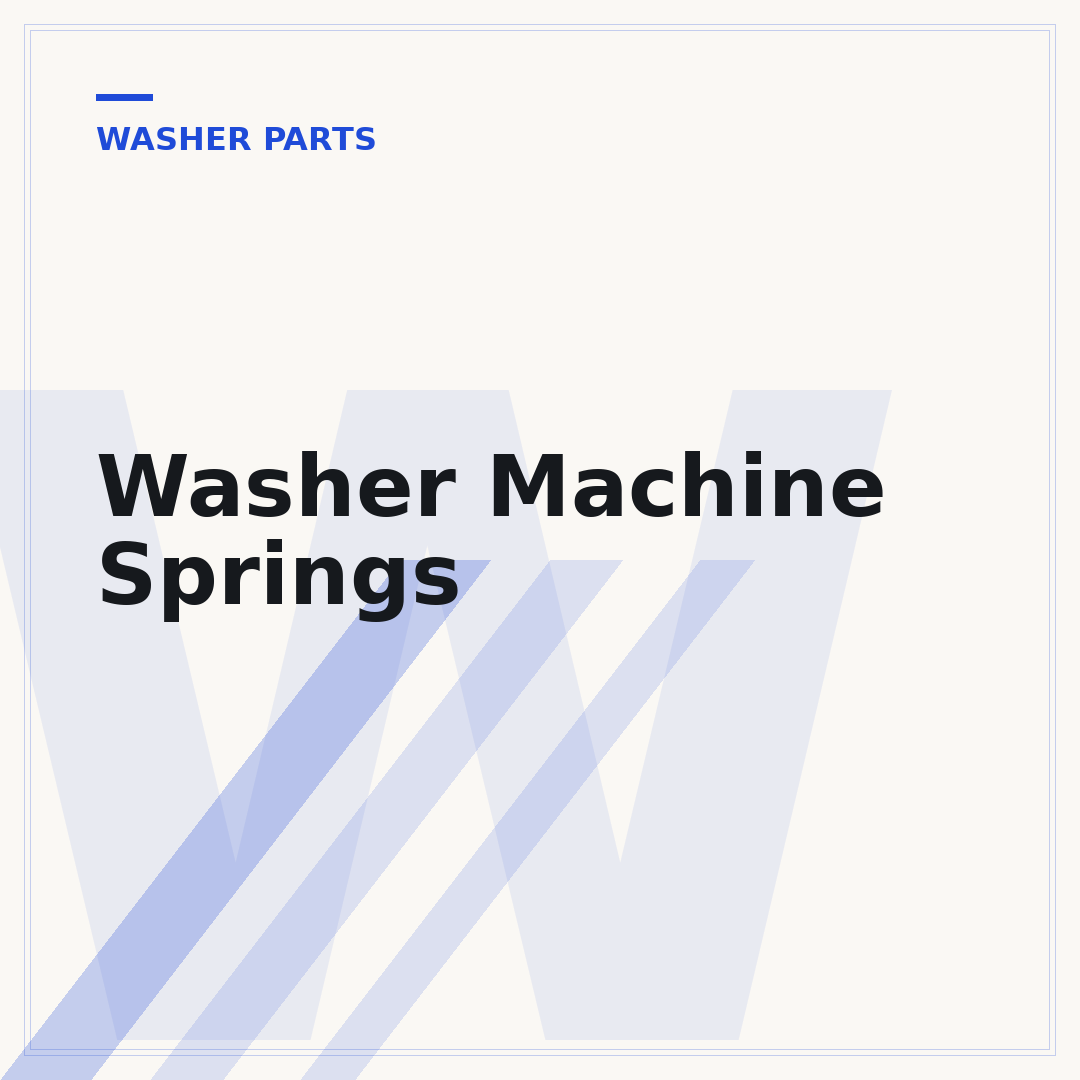 Washer Machine Springs