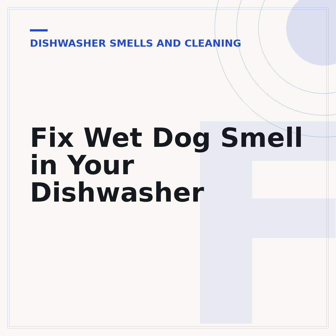 Fix Wet Dog Smell in Your Dishwasher