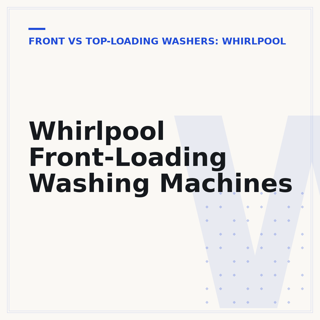 Whirlpool Front-Loading Washing Machines