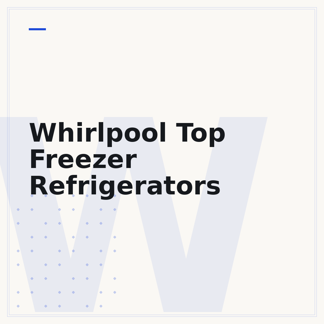 Whirlpool Top Freezer Refrigerators