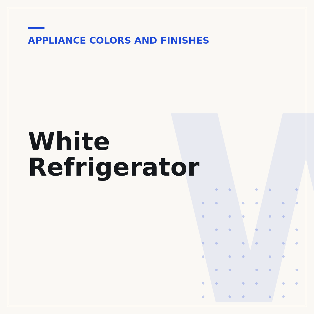 White Refrigerator