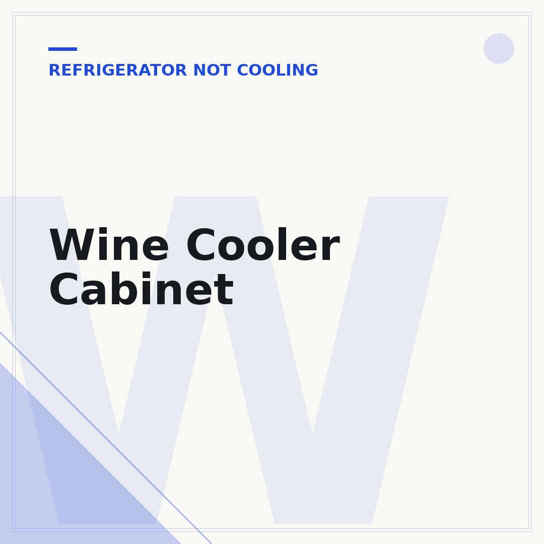 Wine Cooler Cabinet